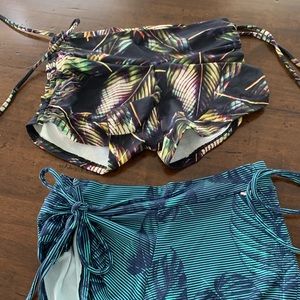 LaLa Land & Shakti Side String Shorts (both XS)